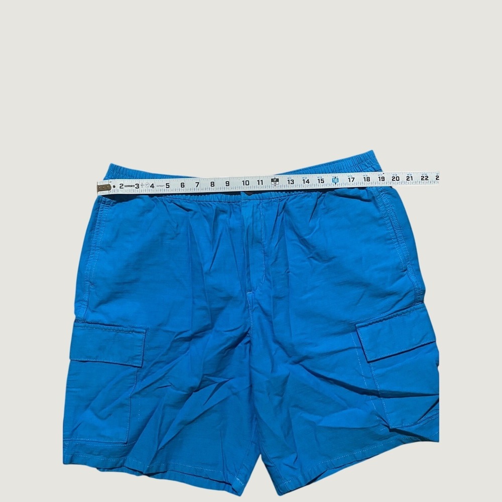 Everlane NWT Men's Blue Shorts Size XL Organic Cotton Linen 8.5" Flat Front - Picture 5 of 7